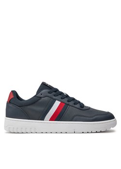 Tommy Hilfiger Sneakersy Th Basket Core Lite FM0FM05116 Granatowy ze sklepu MODIVO w kategorii Buty sportowe męskie - zdjęcie 182606597