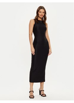 Guess Sukienka dzianinowa W4YK0J KCDE0 Czarny Slim Fit ze sklepu MODIVO w kategorii Sukienki - zdjęcie 182606626