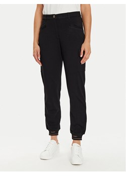 Liu Jo Sport Spodnie materiałowe TF4279 J6182 Czarny Regular Fit ze sklepu MODIVO w kategorii Spodnie damskie - zdjęcie 182606798