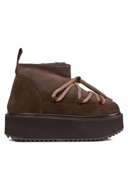 Inuikii Śniegowce Classic Low Platform 75104-105 Brązowy ze sklepu MODIVO w kategorii Śniegowce damskie - zdjęcie 182606949