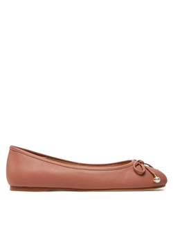 TWINSET Baleriny Ballerina 242TCP150 Beżowy ze sklepu MODIVO w kategorii Balerinki - zdjęcie 182606968
