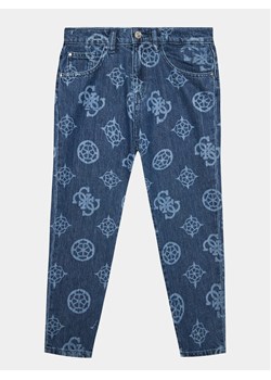 Guess Spodnie materiałowe J3YA01 D45E0 Różowy Regular Fit ze sklepu MODIVO w kategorii Spodnie dziewczęce - zdjęcie 182606979