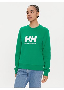 Helly Hansen Bluza Logo 2.0 34462 Zielony Regular Fit ze sklepu MODIVO w kategorii Bluzy damskie - zdjęcie 182607035