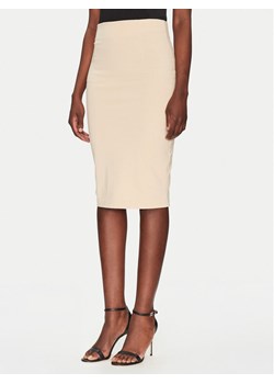 ViCOLO Spódnica midi TD0093 Beżowy Regular Fit ze sklepu MODIVO w kategorii Spódnice - zdjęcie 182607089