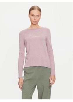 EA7 Emporio Armani Bluzka 8NTT51 TJDQZ 1341 Fioletowy Regular Fit ze sklepu MODIVO w kategorii Bluzki damskie - zdjęcie 182607175