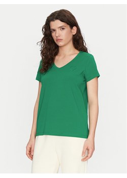 Pieces T-Shirt New Billy 17102921 Zielony Regular Fit ze sklepu MODIVO w kategorii Bluzki damskie - zdjęcie 182607247