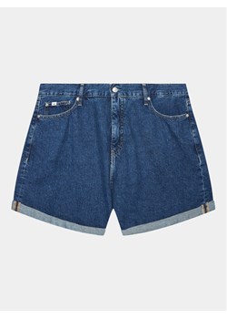 Calvin Klein Jeans Szorty jeansowe J20J221008 Niebieski Regular Fit ze sklepu MODIVO w kategorii Szorty - zdjęcie 182607337