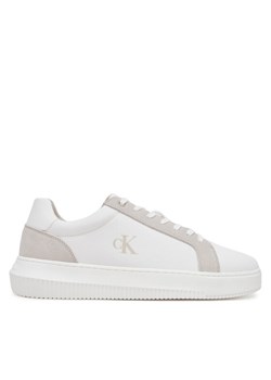 Calvin Klein Jeans Sneakersy Chunky Cupsole Mg Canvas YM0YM01219 Biały ze sklepu MODIVO w kategorii Buty sportowe męskie - zdjęcie 182607359
