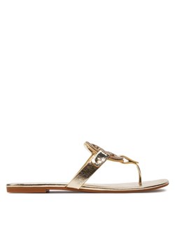 Tory Burch Japonki 153708 Złoty - id: 0000304044854 - marki Tory Burch - 182607608 Tory Burch Japonki 153708 Złoty ze sklepu MODIVO w kategorii Klapki damskie - zdjęcie 182607608