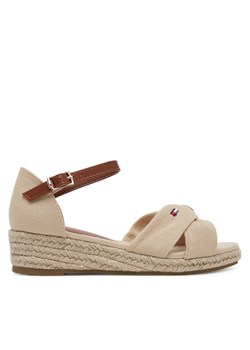 Tommy Hilfiger Espadryle T3A7-33801-0048 M Beżowy ze sklepu MODIVO w kategorii Sandały dziecięce - zdjęcie 182607617