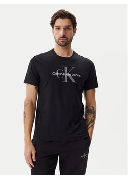 Calvin Klein Jeans T-Shirt LV040EM286 Czarny Regular Fit ze sklepu MODIVO w kategorii T-shirty męskie - zdjęcie 182607696