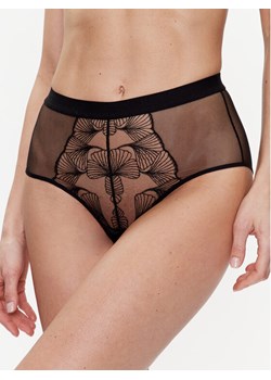 Undress Code Figi klasyczne z wysokim stanem Adore Czarny ze sklepu MODIVO w kategorii Majtki damskie - zdjęcie 182607719
