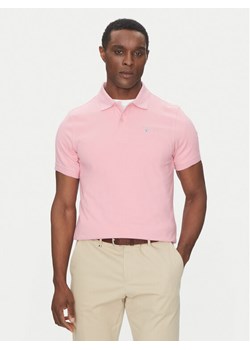 Barbour Polo Original Sport MML0358PI51 Różowy Tailored Fit ze sklepu MODIVO w kategorii T-shirty męskie - zdjęcie 182607799