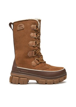 Sorel Śniegowce Torino V Tall Wp Outdry 2106691242 Brązowy ze sklepu MODIVO w kategorii Śniegowce damskie - zdjęcie 182607849