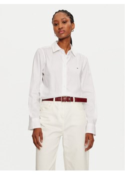 Tommy Hilfiger Koszula WW0WW44084 Biały Regular Fit ze sklepu MODIVO w kategorii Koszule damskie - zdjęcie 182607866