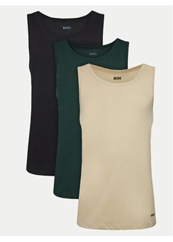 Boss Komplet 3 tank topów 50517863 Kolorowy Regular Fit ze sklepu MODIVO w kategorii T-shirty męskie - zdjęcie 182607967