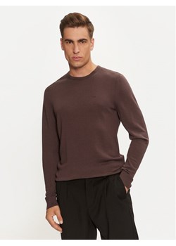 Calvin Klein Sweter Superior K10K109474 Brązowy Regular Fit ze sklepu MODIVO w kategorii Swetry męskie - zdjęcie 182607987