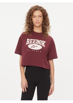 Reebok T-Shirt Classics Big Logo IL4638 Czerwony Regular Fit ze sklepu MODIVO w kategorii Bluzki damskie - zdjęcie 182608128