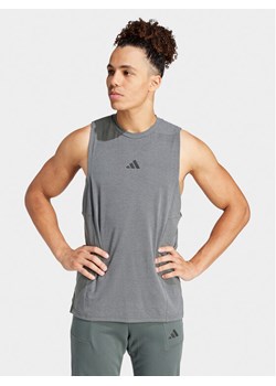 adidas Koszulka techniczna Designed for Training IS3819 Szary Regular Fit ze sklepu MODIVO w kategorii T-shirty męskie - zdjęcie 182608166
