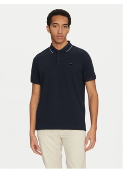 Calvin Klein Polo K10K114141 Granatowy Regular Fit ze sklepu MODIVO w kategorii T-shirty męskie - zdjęcie 182608279