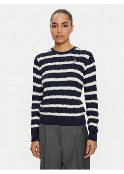 U.S. Polo Assn. Sweter WUP0726 Granatowy Regular Fit ze sklepu MODIVO w kategorii Swetry damskie - zdjęcie 182608297