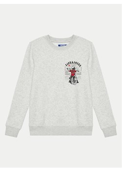 Jack&Jones Junior Bluza Skull Rock 12259869 Szary Standard Fit ze sklepu MODIVO w kategorii Bluzy chłopięce - zdjęcie 182608355