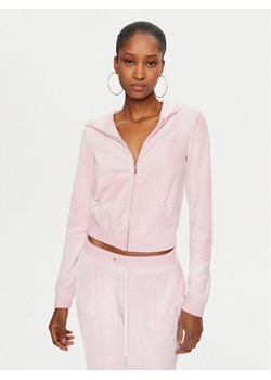 Juicy Couture Bluza Robyn JCSEBJ007 Różowy Slim Fit ze sklepu MODIVO w kategorii Bluzy damskie - zdjęcie 182608378