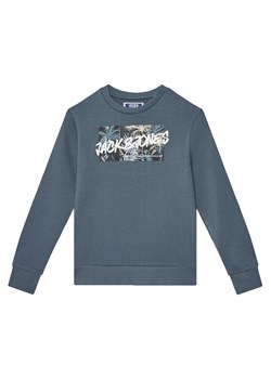 Jack&Jones Junior Bluza Hawaii 12269863 Niebieski Regular Fit ze sklepu MODIVO w kategorii Bluzy chłopięce - zdjęcie 182608469
