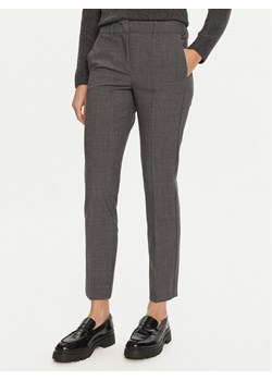 Marella Spodnie materiałowe Gerona 2423136052 Szary Straight Fit ze sklepu MODIVO w kategorii Spodnie damskie - zdjęcie 182608588