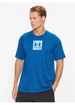 Under Armour T-Shirt Ua Tech Prt Fill Ss 1380785 Niebieski Loose Fit ze sklepu MODIVO w kategorii T-shirty męskie - zdjęcie 182608646