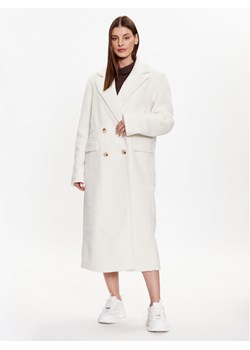 Gina Tricot Płaszcz przejściowy Marie 19200 Écru Regular Fit ze sklepu MODIVO w kategorii Płaszcze damskie - zdjęcie 182608657