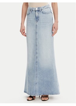 Guess Spódnica jeansowa W5GD83 D5B96 Niebieski Regular Fit ze sklepu MODIVO w kategorii Spódnice - zdjęcie 182608705