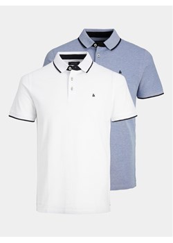 Jack&Jones Komplet 2 koszulek polo Paulos 12191216 Kolorowy Slim Fit ze sklepu MODIVO w kategorii T-shirty męskie - zdjęcie 182608709