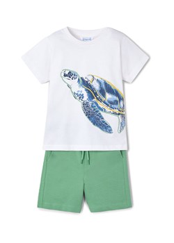 Mayoral Komplet t-shirt i spodenki 3609 Zielony Regular Fit ze sklepu MODIVO w kategorii Komplety chłopięce - zdjęcie 182608729