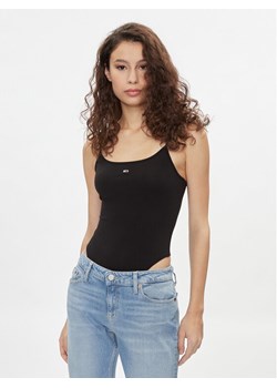 Tommy Jeans Body Essential DW0DW17993 Czarny Slim Fit ze sklepu MODIVO w kategorii Bluzki damskie - zdjęcie 182608758