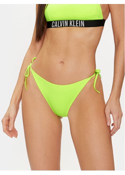 Calvin Klein Swimwear Dół od bikini KW0KW02508 Zielony ze sklepu MODIVO w kategorii Stroje kąpielowe - zdjęcie 182608867
