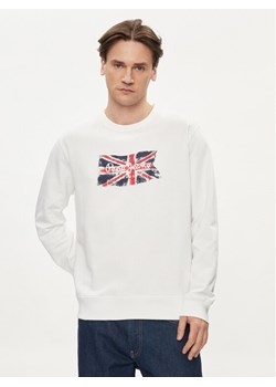 Pepe Jeans Bluza Ruwan PM582669 Biały Regular Fit ze sklepu MODIVO w kategorii Bluzy męskie - zdjęcie 182608967