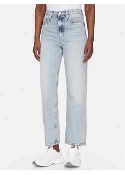 Tommy Jeans Jeansy Layla DW0DW20593 Niebieski Straight Fit ze sklepu MODIVO w kategorii Jeansy damskie - zdjęcie 182608968