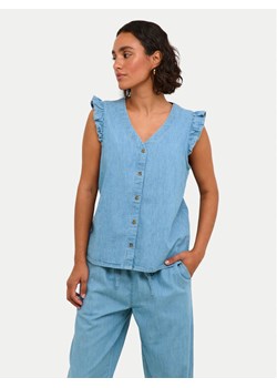 Kaffe Bluzka Louise 10508521 Niebieski Regular Fit ze sklepu MODIVO w kategorii Bluzki damskie - zdjęcie 182608989