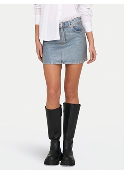 ONLY Spódnica jeansowa Hollywood 15342137 Niebieski Regular Fit ze sklepu MODIVO w kategorii Spódnice - zdjęcie 182608997