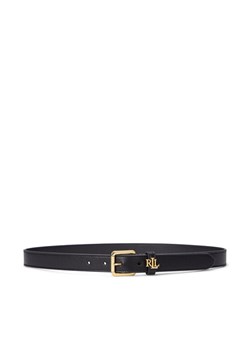 LAUREN RALPH LAUREN Pasek Damski 412968763001 Czarny ze sklepu MODIVO w kategorii Paski damskie - zdjęcie 182609008