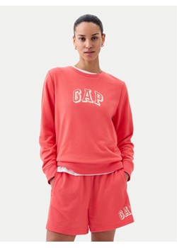 Gap Bluza 885586-00 Koralowy Regular Fit ze sklepu MODIVO w kategorii Bluzy damskie - zdjęcie 182609079