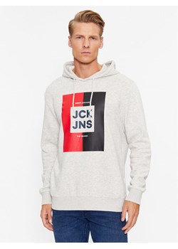 Jack&Jones Bluza Oscar 12235248 Szary Regular Fit ze sklepu MODIVO w kategorii Bluzy męskie - zdjęcie 182609118