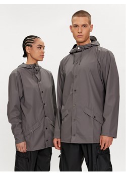 Rains Kurtka przeciwdeszczowa Jacket W3 12010 Szary Regular Fit ze sklepu MODIVO w kategorii Kurtki męskie - zdjęcie 182609295