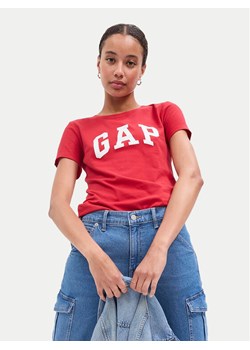 Gap T-Shirt 268820-91 Czerwony Regular Fit ze sklepu MODIVO w kategorii Bluzki damskie - zdjęcie 182609327