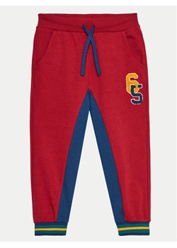 United Colors Of Benetton Spodnie dresowe 32N4GF03X Czerwony Regular Fit ze sklepu MODIVO w kategorii Spodnie chłopięce - zdjęcie 182609397