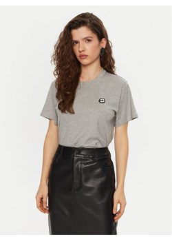 KARL LAGERFELD T-Shirt A1W17025 Szary Relaxed Fit ze sklepu MODIVO w kategorii Bluzki damskie - zdjęcie 182609477