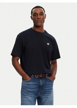 Guess Jeans T-Shirt M4YI46 K8FQ4 Granatowy Regular Fit ze sklepu MODIVO w kategorii T-shirty męskie - zdjęcie 182609536