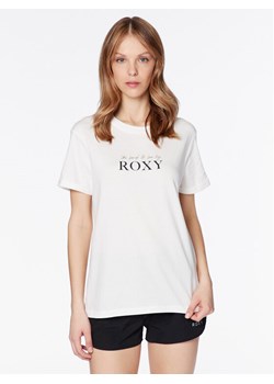 Roxy T-Shirt Noon Ocean ERJZT05490 Biały Regular Fit ze sklepu MODIVO w kategorii Bluzki damskie - zdjęcie 182609658