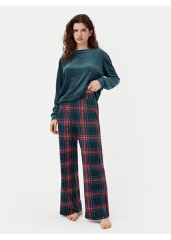 Hunkemöller Piżama 204214 Zielony Regular Fit ze sklepu MODIVO w kategorii Piżamy damskie - zdjęcie 182609766